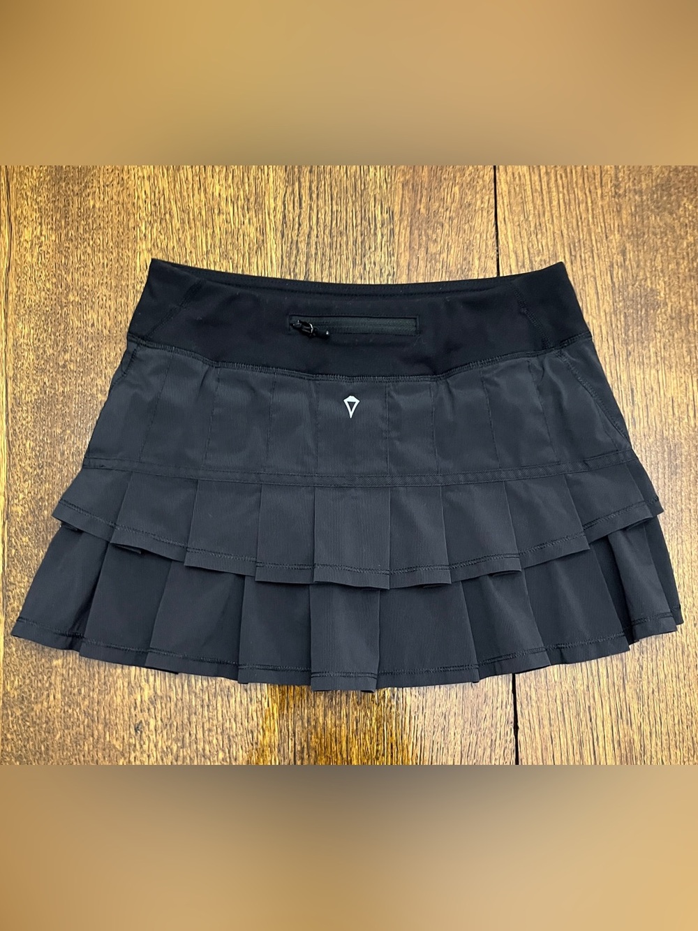 Ivivva Black Pace Rival Pleated Active Skirt